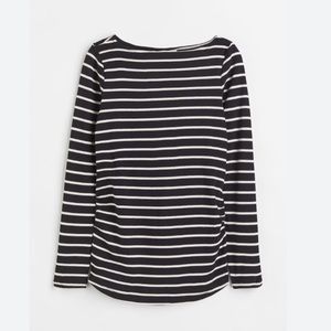 H&M MAMA | Maternity | Long-sleeved Cotton Top | XL
